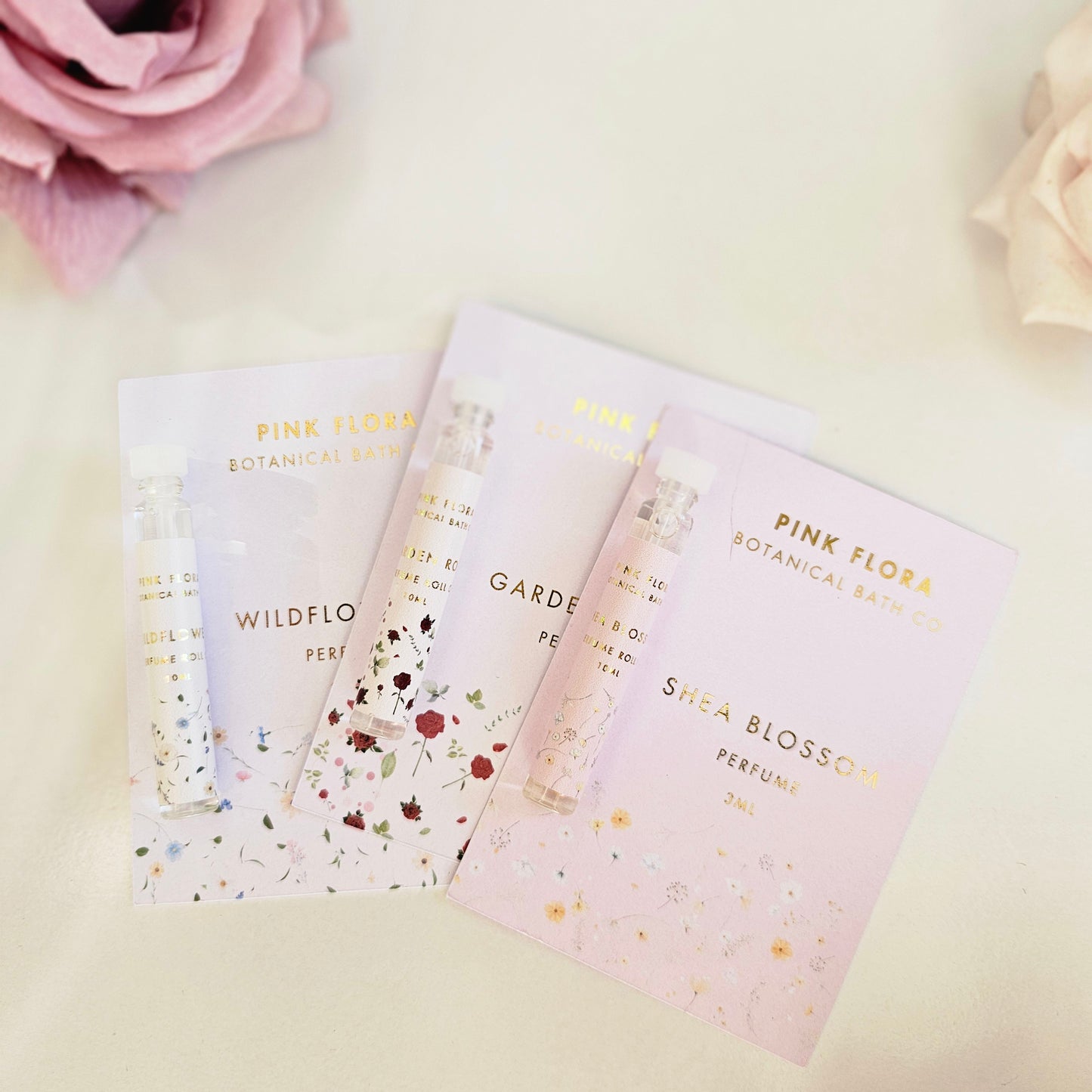 Garden Rose 3ml Perfume Card